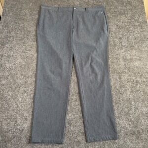 Adidas Pants 40x32 Ultimate365 Golf Grey Micro Check Performance Trousers
